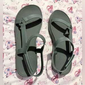 PINK Victoria's Secret Gray Sandals